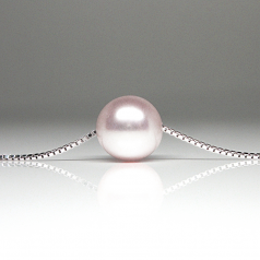 10.5-11mm di Perle Acqua Dolce Pendente en Bianco