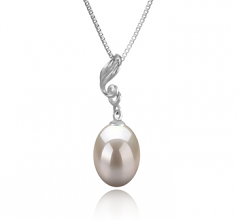 10-11mm di Perle Acqua Dolce Pendente en Deborah Bianco