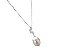 10-11mm di Perle Acqua Dolce Pendente en Deborah Bianco