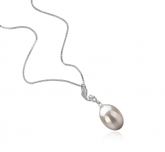 10-11mm di Perle Acqua Dolce Pendente en Deborah Bianco