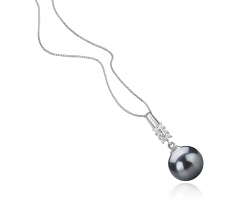 9-10mm Di Tahiti Pendente en Thelma Nero