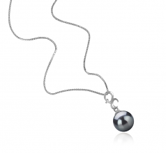 8-9mm Akoya Giapponese Pendente en Kacey Nero
