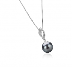 9-10mm Di Tahiti Pendente en Shamara Nero