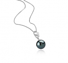 11-12mm Di Tahiti Pendente en Moira Nero