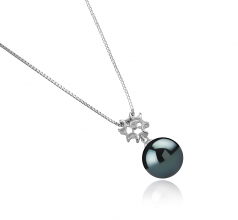 11-12mm Di Tahiti Pendente en Tatiana Nero