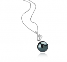 12-13mm Di Tahiti Pendente en Dixie Nero