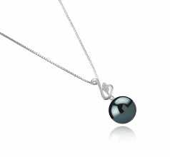 12-13mm Di Tahiti Pendente en Dixie Nero