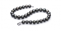 13-15.5mm Di Tahiti Collana en Nero