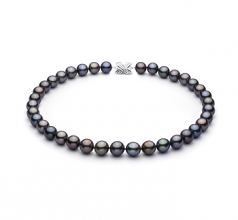 11.1-12.9mm Di Tahiti Collana en Multicolore