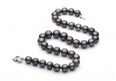 11.1-13.5mm Di Tahiti Collana en Multicolore