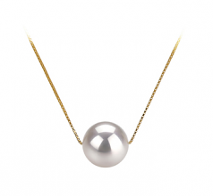 8-9mm Akoya Giapponese Pendente en Kristine Bianco