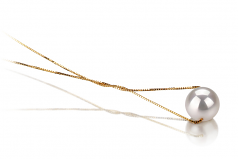 8-9mm Akoya Giapponese Pendente en Kristine Bianco