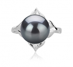 10-11mm Di Tahiti Anello en Billy Nero