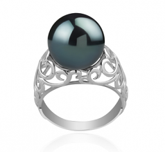 12-13mm Di Tahiti Anello en Alva Nero