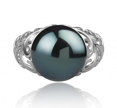 12-13mm Di Tahiti Anello en Alva Nero