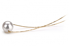 8-9mm Akoya Giapponese Pendente en Kristine Bianco