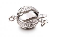 Fermaglio en Buckingham - 14k oro bianco