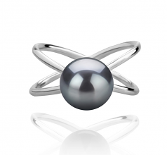 8-9mm di Perle Acqua Dolce Anello en Esty Nero