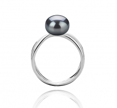 8-9mm di Perle Acqua Dolce Anello en Esty Nero