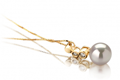 7-8mm Akoya Giapponese Pendente en Galina Bianco