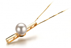 7-8mm Akoya Giapponese Pendente en Johana Bianco