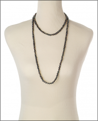 6-7mm di Perle Acqua Dolce Collana en Betty Nero