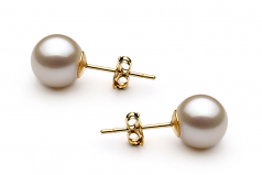 7-8mm di Perle Acqua Dolce Parure en Bianco