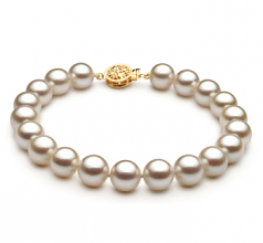 8.5-9mm Akoya Giapponese Bracciale en Bianco