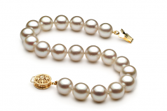 8.5-9mm Akoya Giapponese Bracciale en Bianco