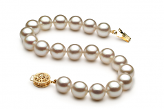 8.5-9mm AAA Quality Akoya Giapponese Bracciale in Bianco