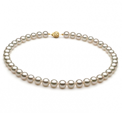 8.5-9mm Akoya Giapponese Collana en Bianco