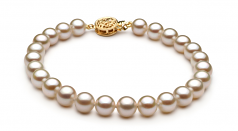 6-7mm di Perle Acqua Dolce Parure en Bianco