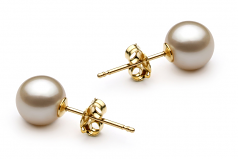 6-7mm di Perle Acqua Dolce Parure en Bianco