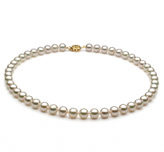 7.5-8mm Akoya Giapponese Collana en Bianco