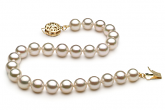 6-7mm Akoya Giapponese Bracciale en Bianco