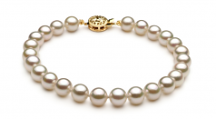 6.5-7mm Akoya Giapponese Parure en Bianco