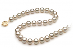 7.5-8mm Akoya Giapponese Collana en Bianco