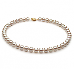 8.5-9mm Akoya Giapponese Collana en Bianco