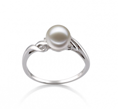 6-7mm di Perle Acqua Dolce Anello en Andrea Bianco