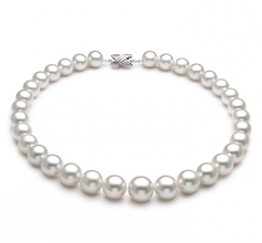 12-16mm Dei Mari del Sud Collana en Bianco