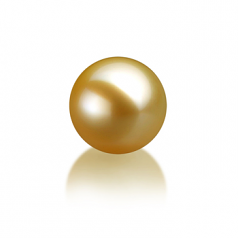 10-11mm Dei Mari del Sud Perle non montate en Oro