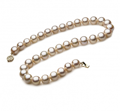 10.5-11.5mm di Perle Acqua Dolce Collana en Bianco