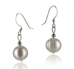 8-9mm di Perle Acqua Dolce Orecchini en Teresa Bianco