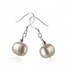 8-9mm di Perle Acqua Dolce Orecchini en Teresa Bianco