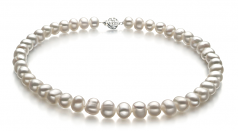 8-9mm di Perle Acqua Dolce Parure en Kaitlyn Bianco