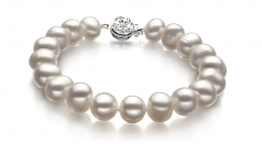 8-9mm di Perle Acqua Dolce Parure en Kaitlyn Bianco