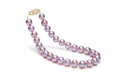 6-6.5mm AA Quality di Perle Acqua Dolce Bracciale in Lavanda