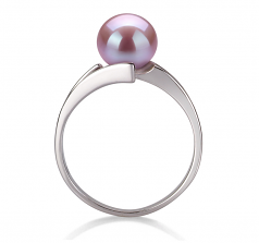 7-8mm di Perle Acqua Dolce Anello en Jenna Lavanda