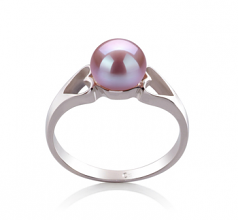 6-7mm di Perle Acqua Dolce Anello en Jessica Lavanda
