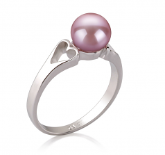 6-7mm di Perle Acqua Dolce Anello en Jessica Lavanda